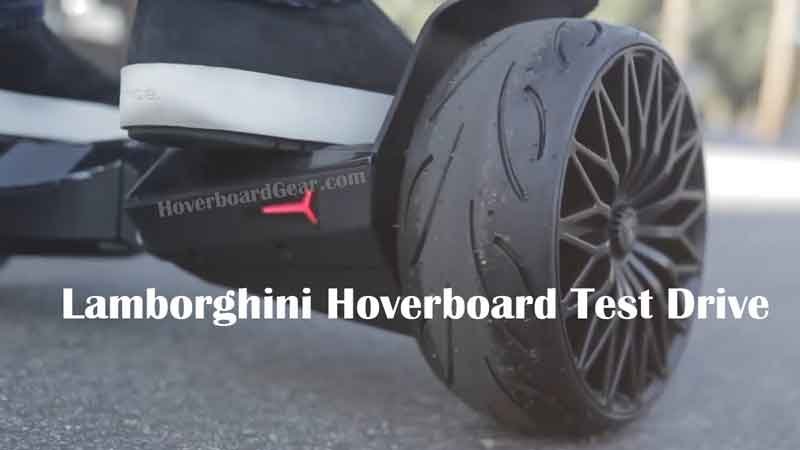 Lamborghini Hoverboard Test Drive
