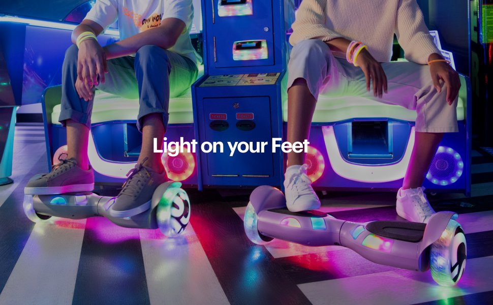 Hoverboard With Bluetooth Speakers & Lights