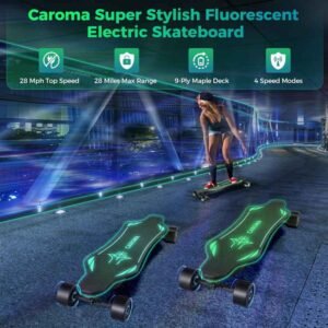 Caroma 6AH Blue Electric Skateboards