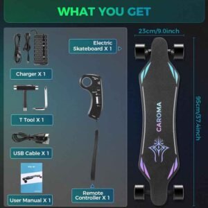 Caroma 6AH Blue Electric Skateboards