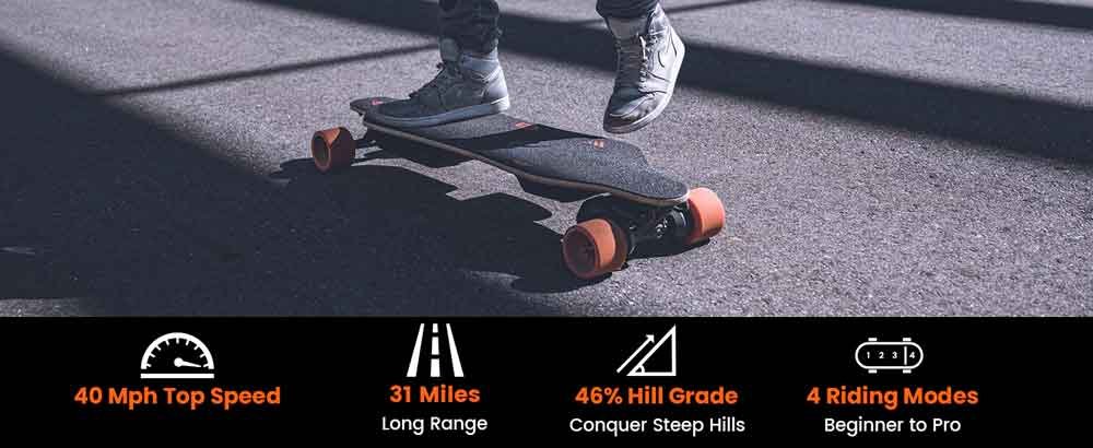 MEEPO Electric Longboard Skateboard