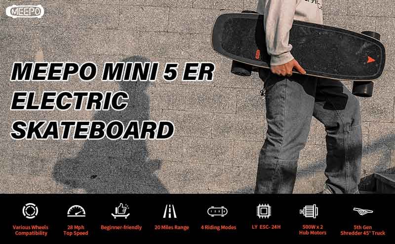 MEEPO Electric Skateboard with Remote