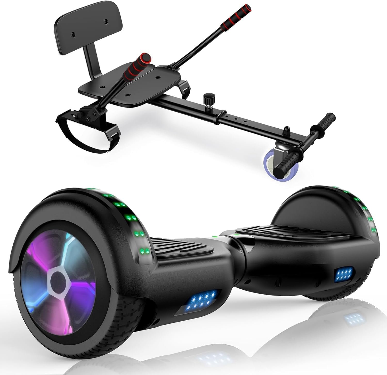 CBD Scooter with Colorful LED Lights