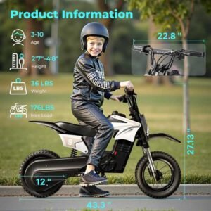 K1 Kids Electric Dirt Bike 36V Motorcycle