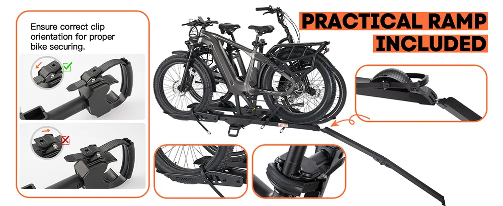 E-Bike Rack with Ramp