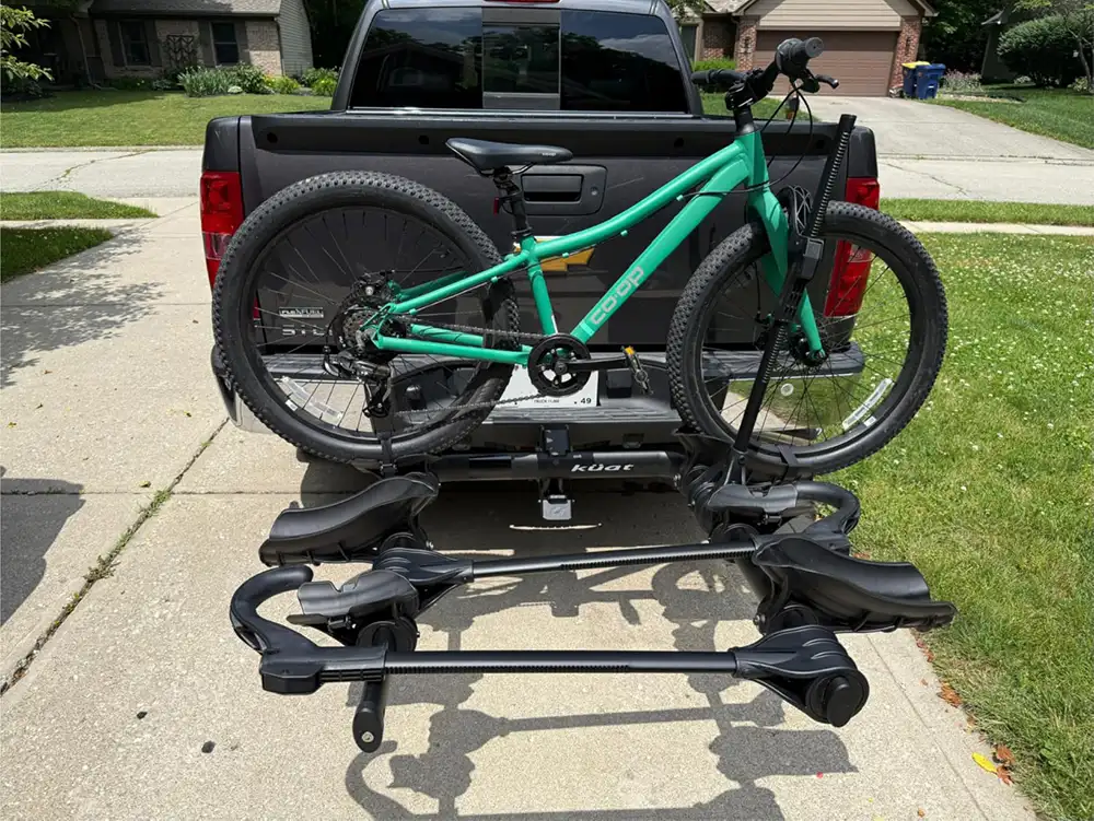 Lightweight Durable Steel Bicycle Car Rack